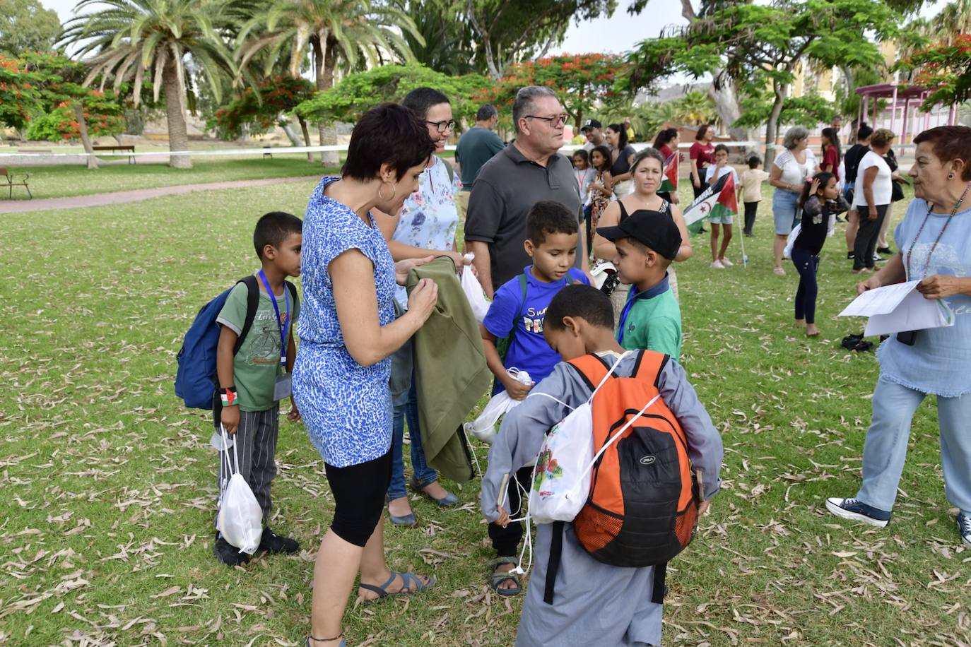 Llegada de los niños saharauis de &#039;Vacaciones en paz&#039; en Canarias