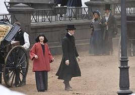 Imagen del rodaje de la serie rodada en Gran Canaria.