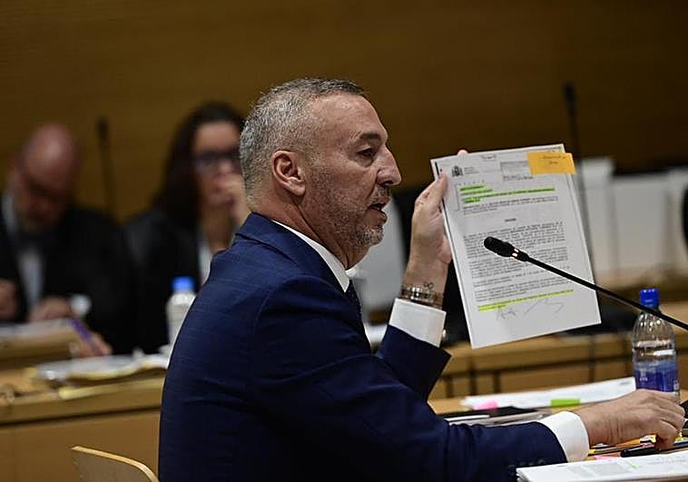 Miguel Ángel Ramírez, durante su declaración.