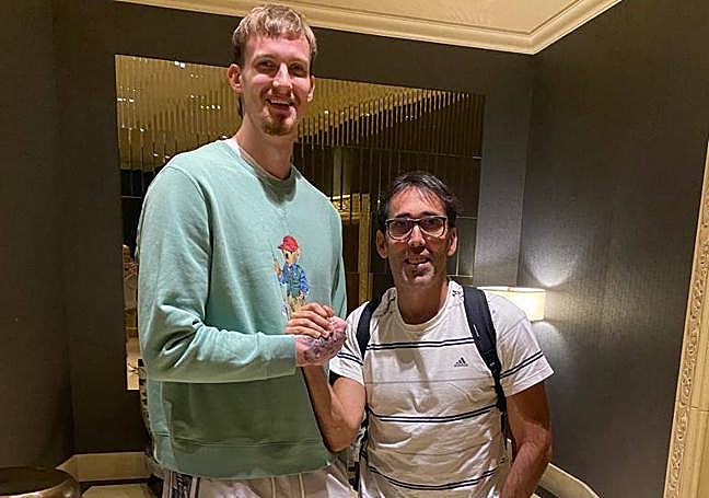Olek Balcerowski y Willy Villar coincidieron en Las Vegas.