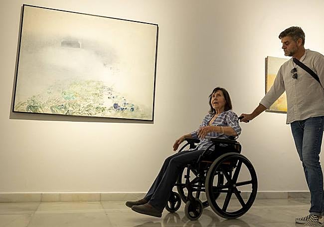 Hildegard Hahn, este jueves, en el CAAM.