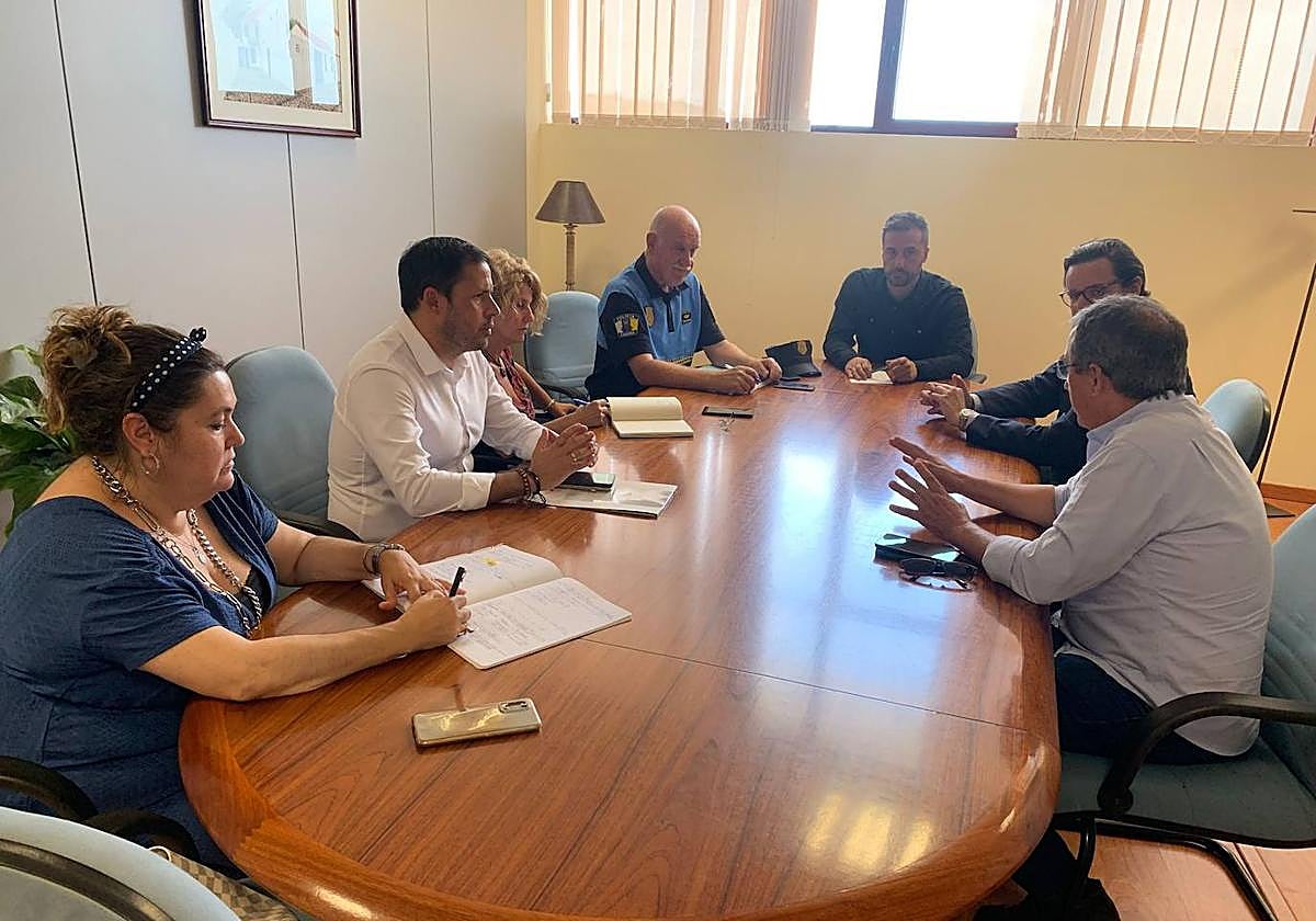 Un momento de la mesa de trabajo sobre bienestar animal.