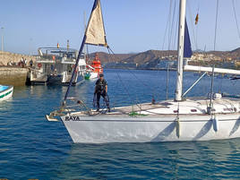 Más de 3.500 kilos de hachís interceptados en un velero en Gran Canaria