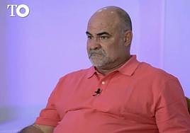 Navarro Tacoronte, durante la entrevista con The Objective.