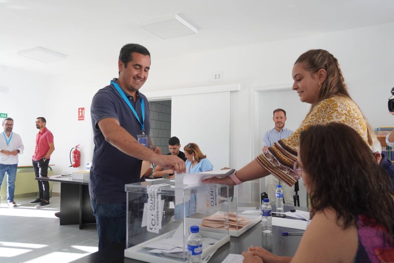 El candidato al Senado, Borja Pérez Sicilia.