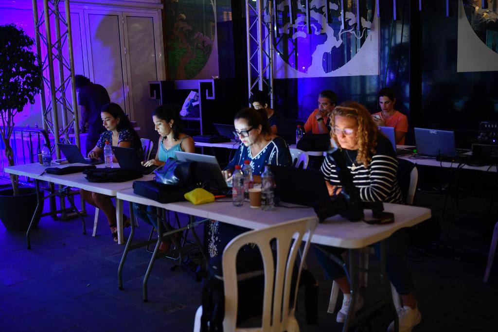 La noche electoral en la sede de los partidos