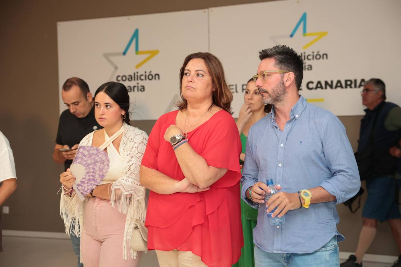 La noche electoral en la sede de los partidos