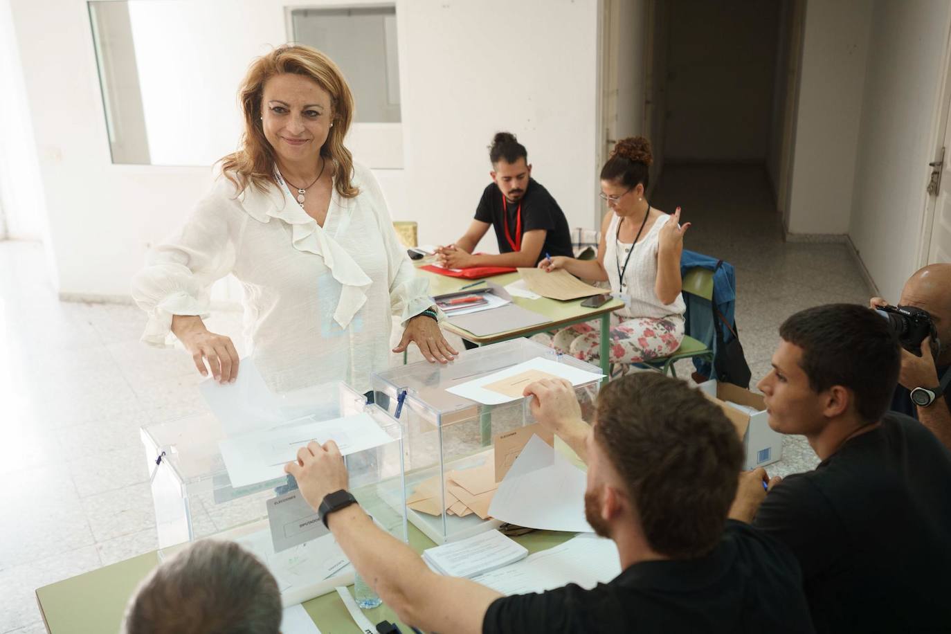 La candidata de Coalición Canaria al Congreso de los Diputados por la provincia de Santa Cruz de Tenerife, Cristiana Valido