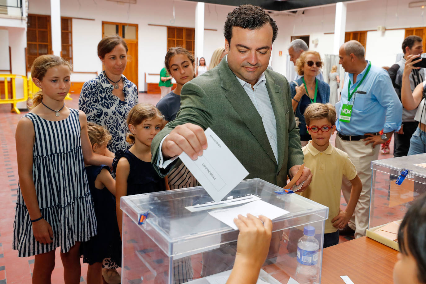 El cabeza de lista de Vox al Congreso por Las Palmas, Alberto Rodríguez
