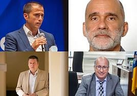 Ángel Sabroso, Antonio Llorens, Francisco Rodríguez y Cesáreo Rodríguez, nuevos viceconsejeros.