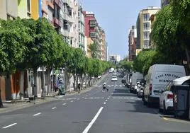 Imagen de archivo de la calle Tomás Morales, en la capital grancanaria.