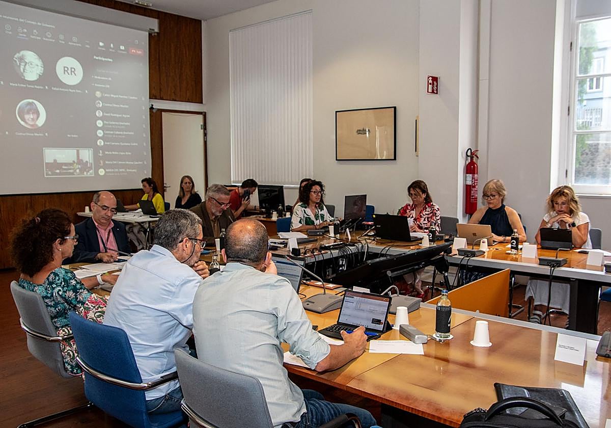 Consejo de Gobierno de la ULPGC celebrado este viernes.
