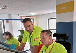 Efectivos del 112 hacen seguimiento al suceso.