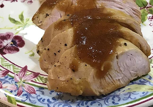 Pavo, naranja y soja