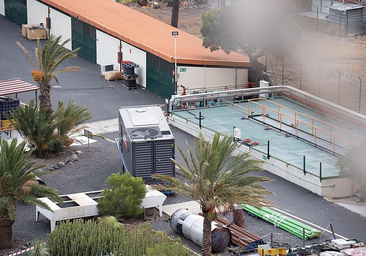 Llegada de material a La Gomera.