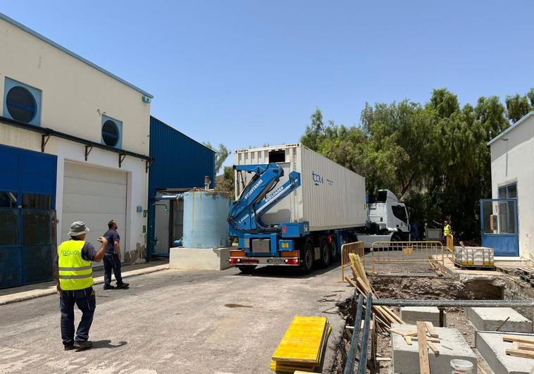 Nuevo módulo de desalación para frenar los cortes de agua en el sur