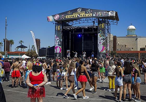 Celebración del carnaval de día en El Rincón en la edición de 2023.
