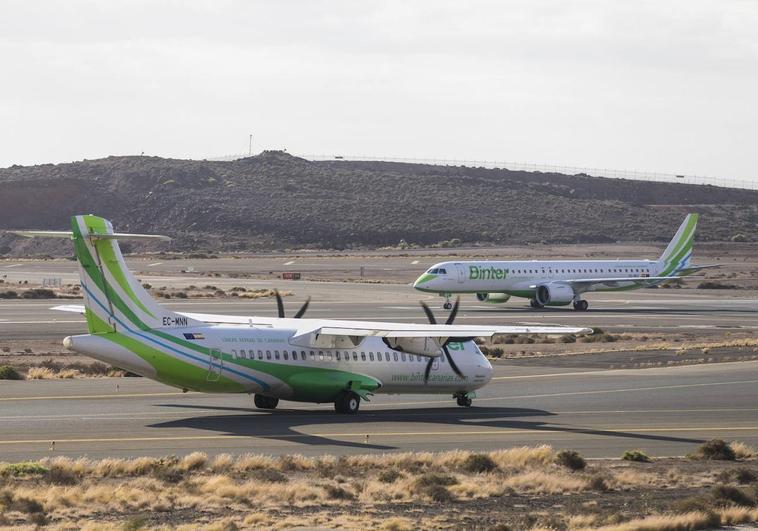 Binter roza los 800.000 pasajeros en Tenerife Sur en los últimos cinco años