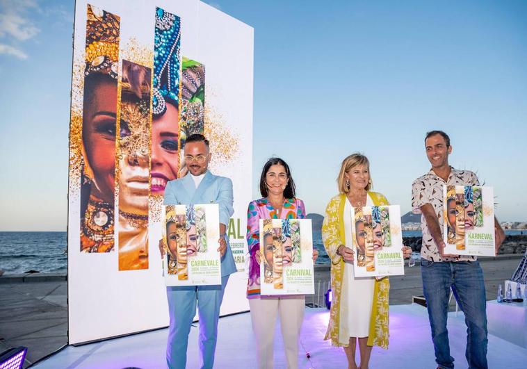 Josué Quevedo, Carolina Darias, Inmaculada Medina y Fernando Saavedra