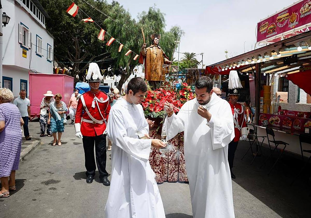 La procesión de San Lorenzo, en imágenes