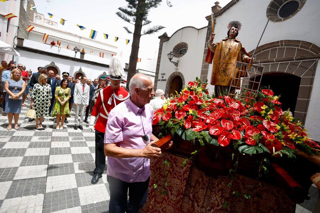 La procesión de San Lorenzo, en imágenes