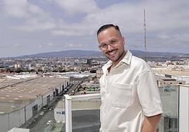 Josué Quevedo durante su entrevista en la sede de CANARIAS7.