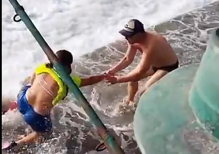 Un usuario en TikTok grabó el suceso ayer.