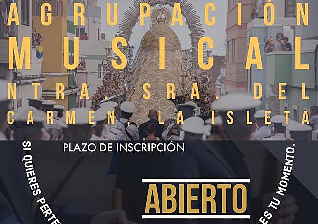 Anuncio de los costaleros en sus redes sociales.