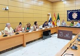 Encuentro en el Cabildo de días atrás.