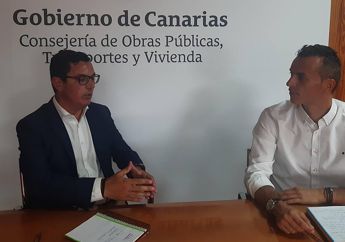 Pablo Rodríguez, a la izquierda, y Víctor Hernández.