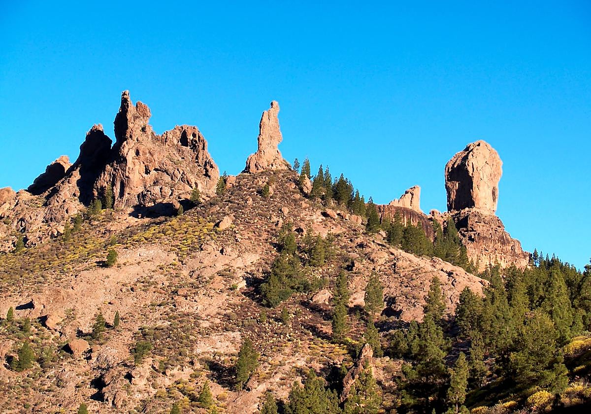 Imagen de archivo del entorno del Roque Nublo, donde sufrió una caída un senderista de 57 años.