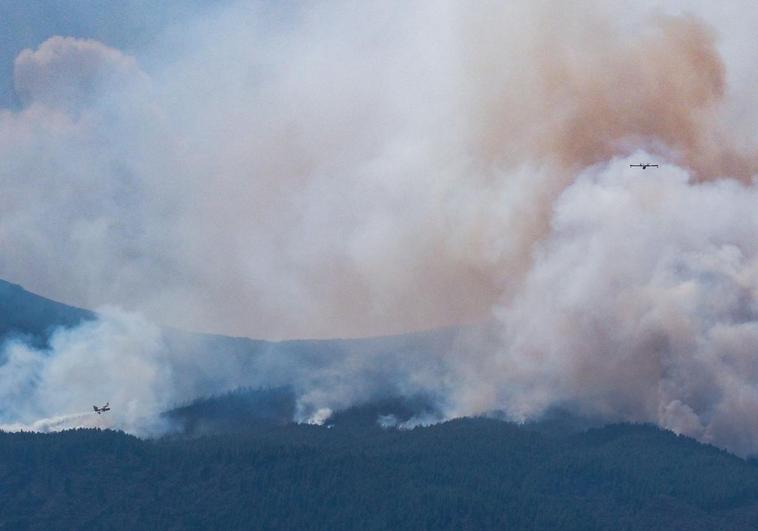 Directo | Así evoluciona el incendio de Tenerife