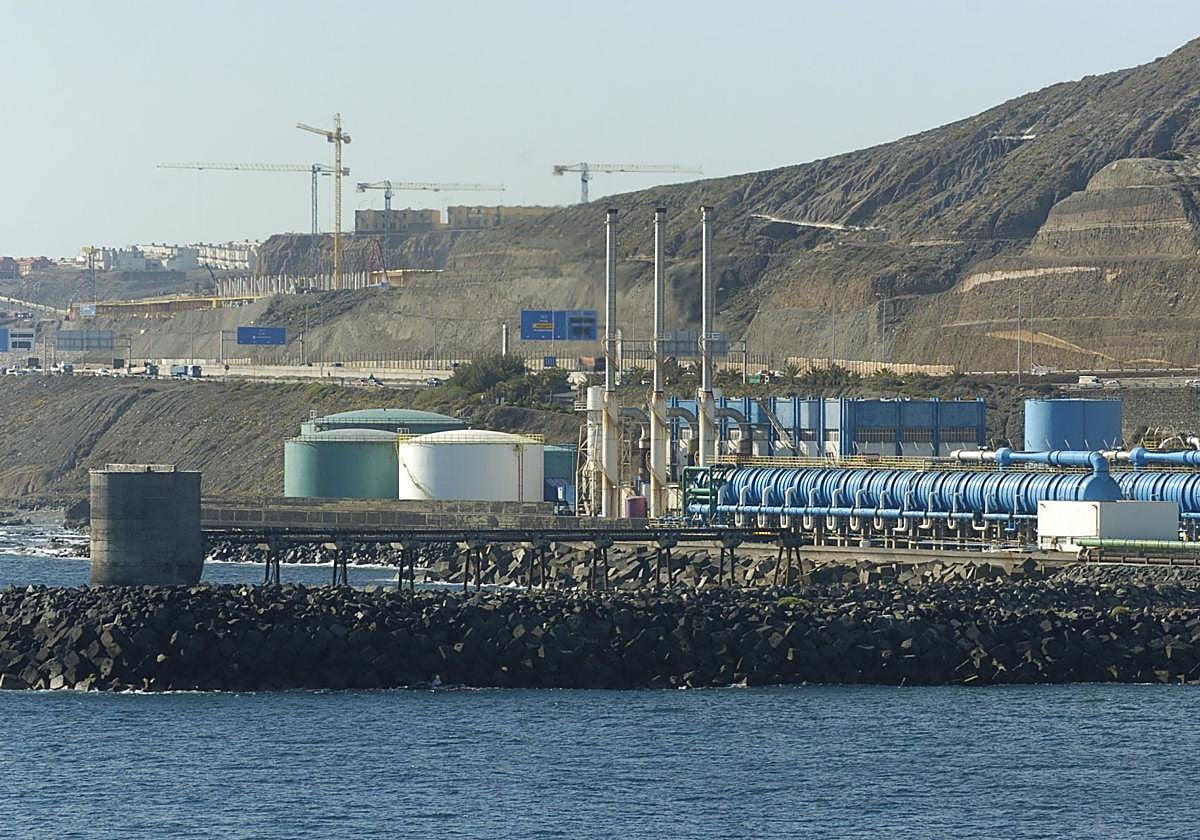 Imagen de archivo de la instalación desaladora en Piedra Santa.