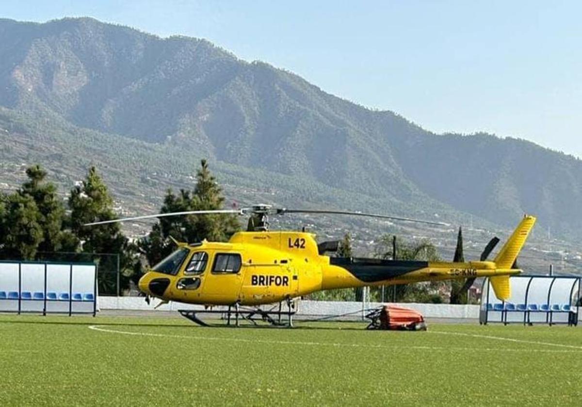 En libertad el octogenario que apedreó un helicóptero contraincendios en Tenerife