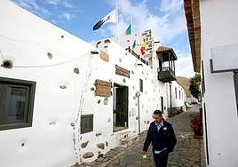 Vista del Ayuntamiento de Betancuria.