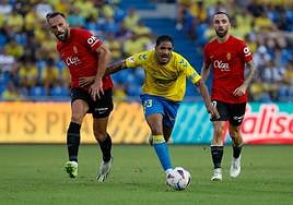 Coco, en el partido inaugural de esta temporada ante el Mallorca.