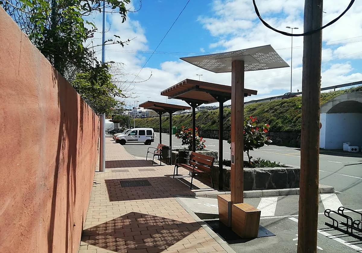 Imagen de la Estación Soleo instalada en El Puertillo, en la costa de Arucas.