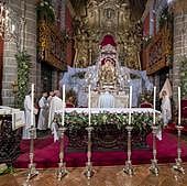 La Virgen del Pino baja a pie de calle para vivir sus fiestas