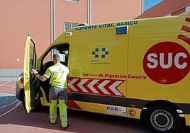 Ambulancia del SUC.