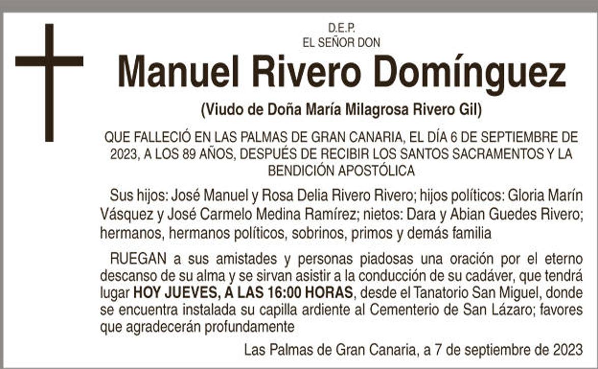 Manuel Rivero Domínguez