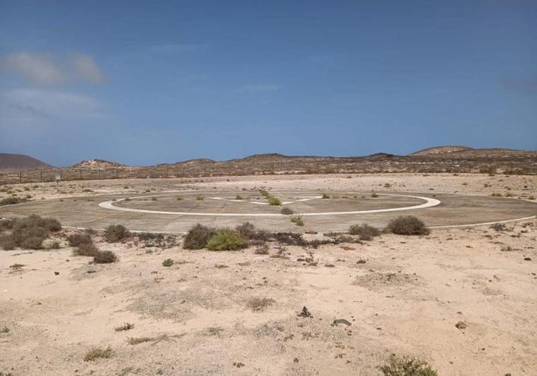 El arreglo del helipuerto de La Graciosa, por menos de 165.000 euros