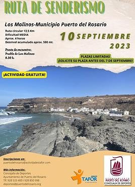 Cartel de la ruta de este domingo.