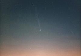 El cometa Nishimura pudo verse desde San Mateo el 8 de septiembre.