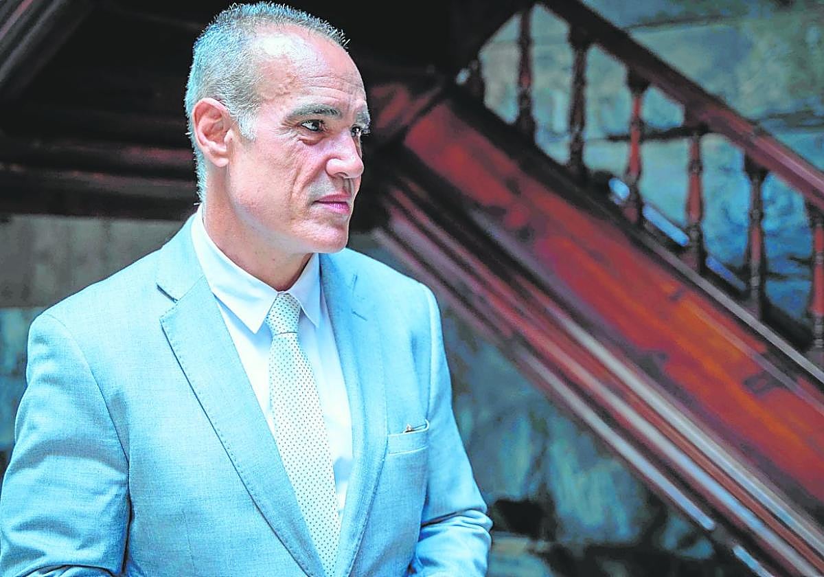 El comisionado del REF, José Ramón Barrera, esta semana en la sesión del Consejo de Gobierno en Santa Cruz de Tenerife.