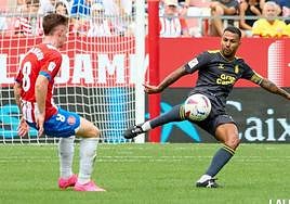 Jonathan Viera, en el partido ante el Girona.