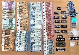 Imagen del material intervenido.