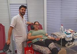 Donación de sangre.