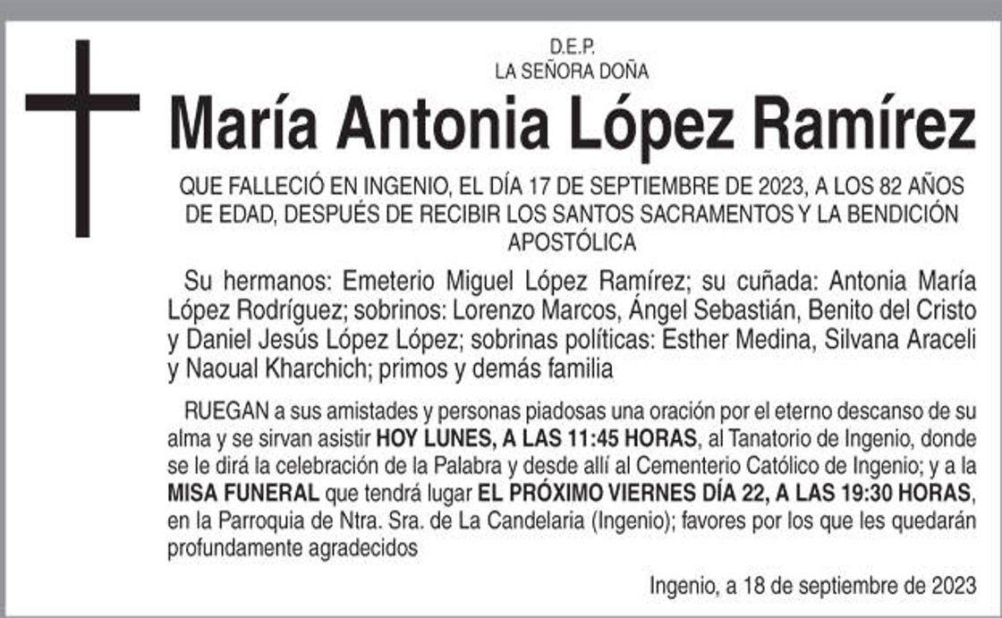 María Antonia López Ramírez