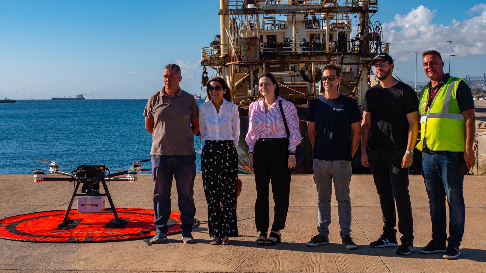 Pruebas finales del proyecto &#039;Transporte con drones en operaciones logístico-portuaria&#039;