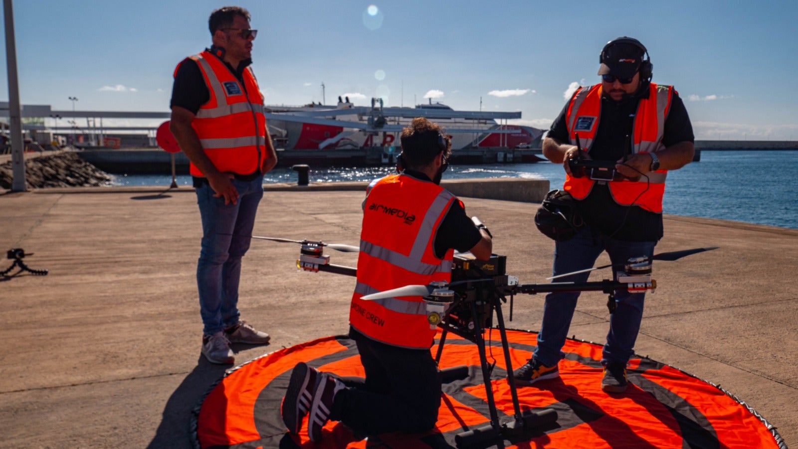 Pruebas finales del proyecto &#039;Transporte con drones en operaciones logístico-portuaria&#039;
